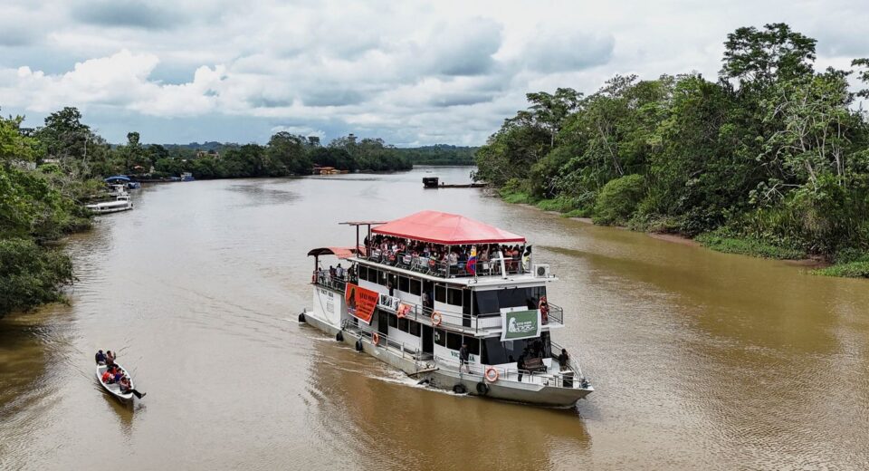 Flotilha Yaku Mama chega à COP30 com demandas de povos indígenas