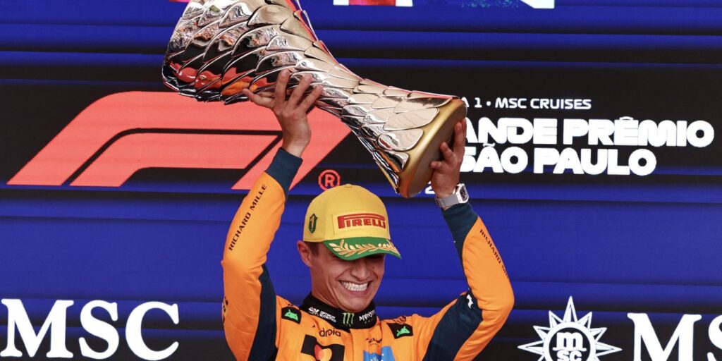 Fórmula 1: Lando Norris vence GP do Brasil e abre vantagem na ponta