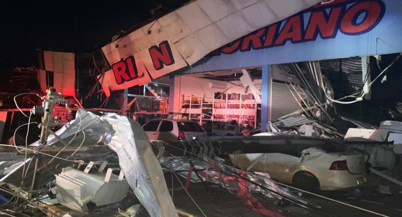 Paraná registrou três tornados com ventos de até 330 km/h