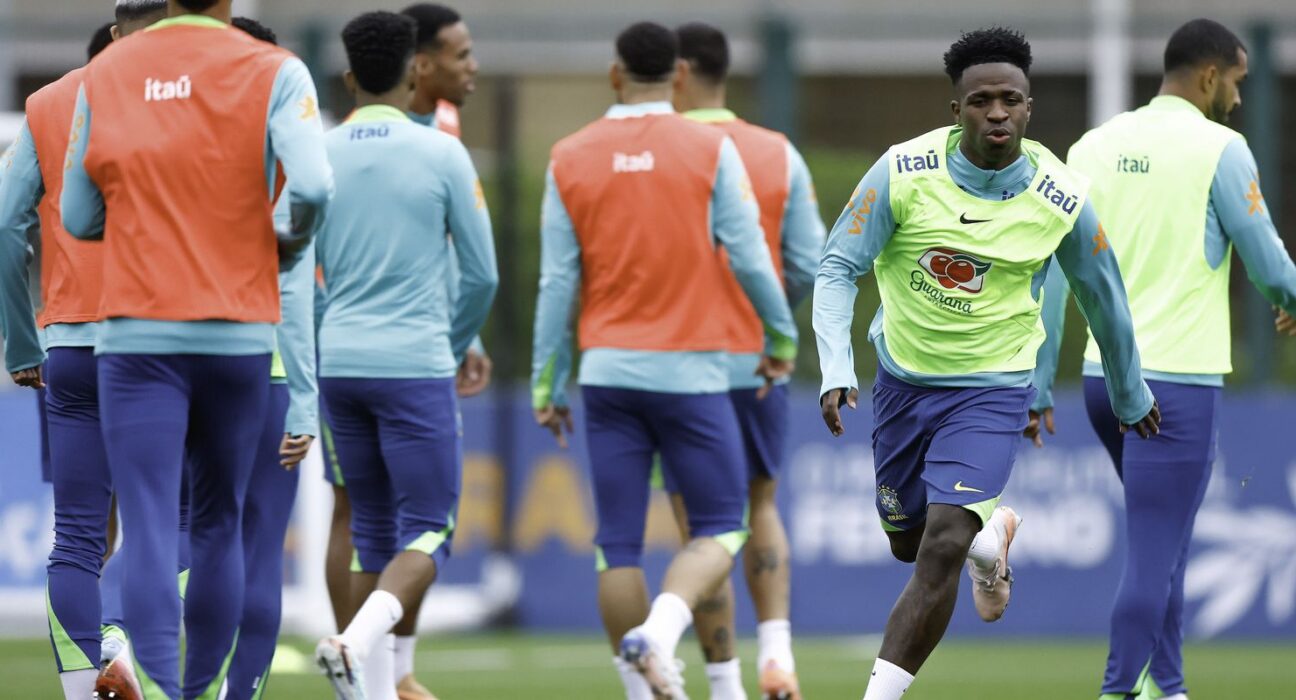 Vinicius Júnior diz que seleção evolui sob comando de Carlo Ancelotti