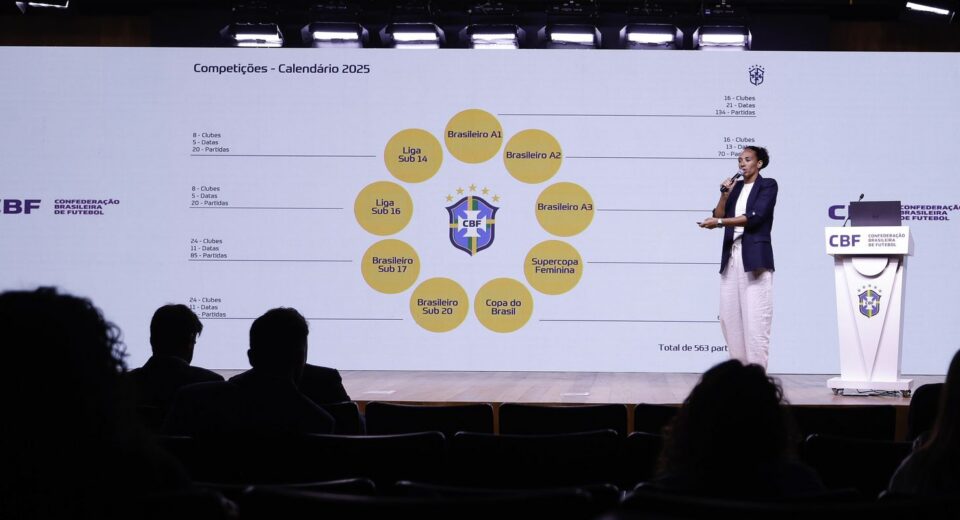 CBF anuncia Calendário do Futebol Feminino para o ano de 2026