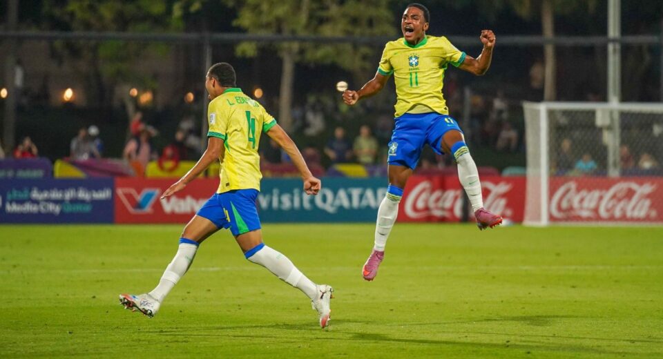 Brasil goleia Indonésia e avança à fase mata-mata do Mundial Sub-17