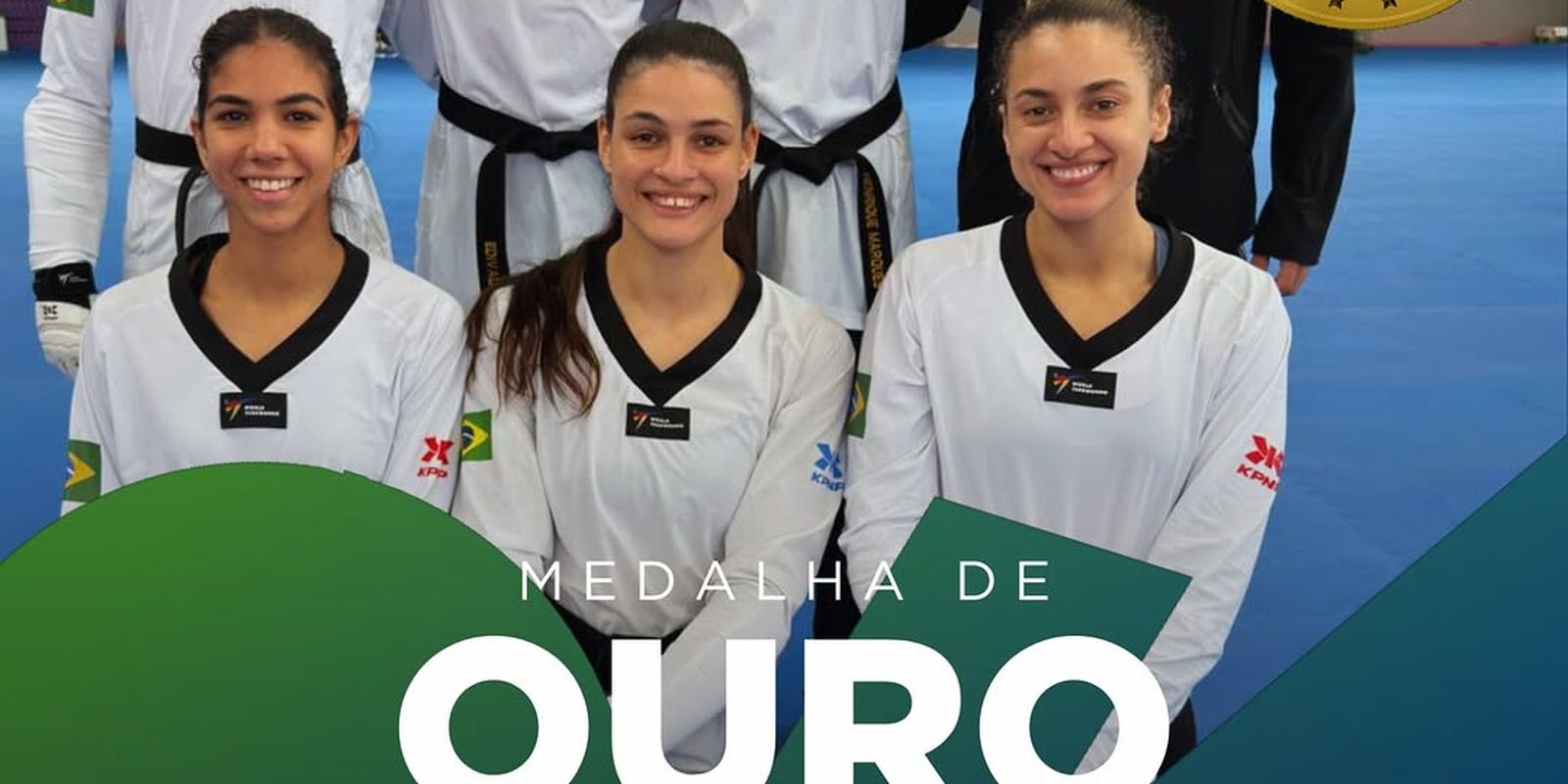 Brasil é tricampeão na Copa do Mundo por equipes de taekwondo na China