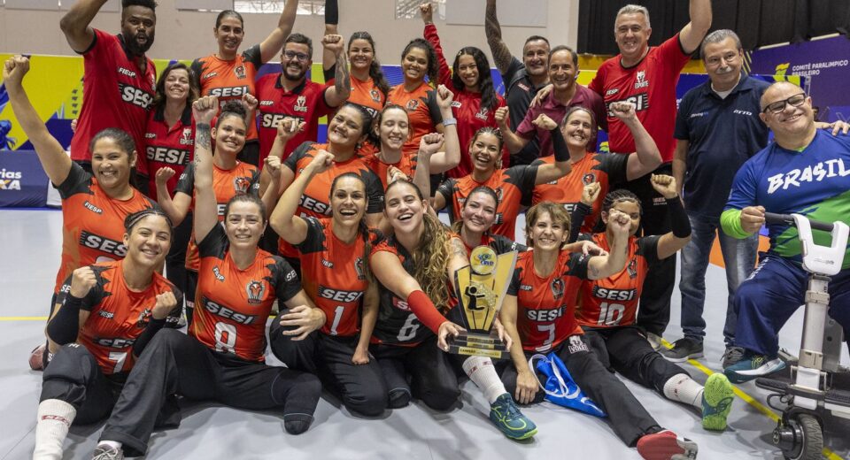 Sesi-SP conquista Campeonato Brasileiro de vôlei sentado feminino