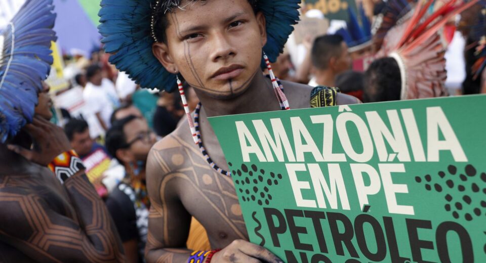 Em marcha global, indígenas cobram punição por morte de Guarani Kaiowá