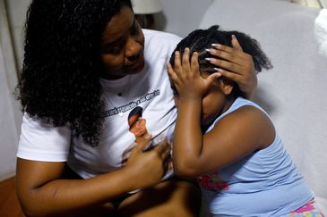 Rio de Janeiro (RJ), 02/11/2025 -Tauã Brito, mãe de Wellington, morto durante a Operação Contenção no Complexo da Penha.  Foto: Tânia Rêgo/Agência Brasil
