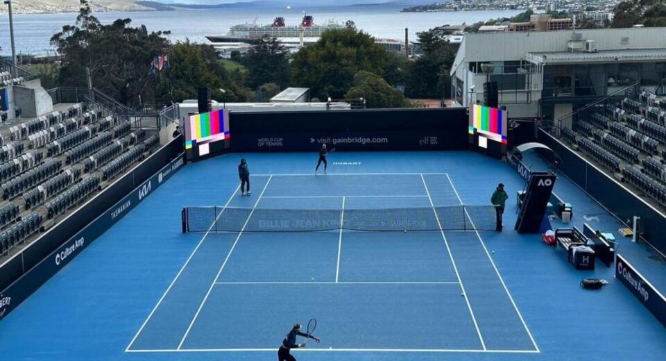 Brasil faz 1º treino para esteia nos playoffs da Billie Jean King Cup
