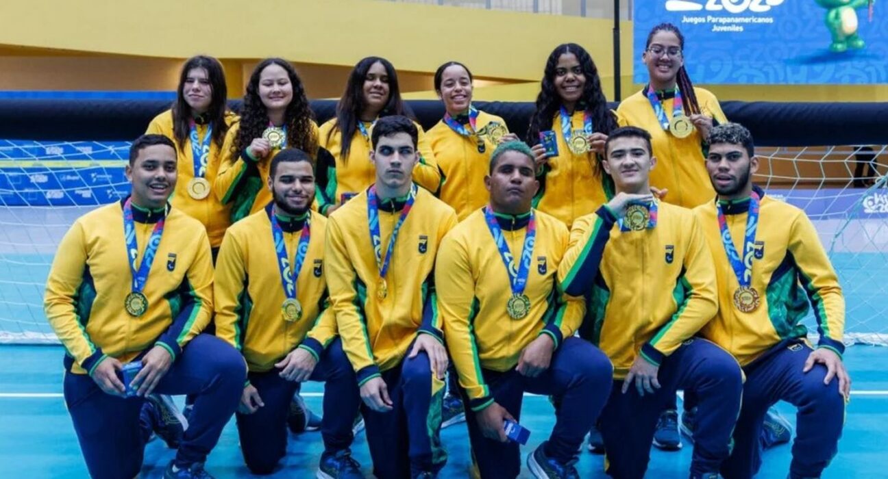 Parapan de Jovens: Brasil garante dobradinha dourada no goalball
