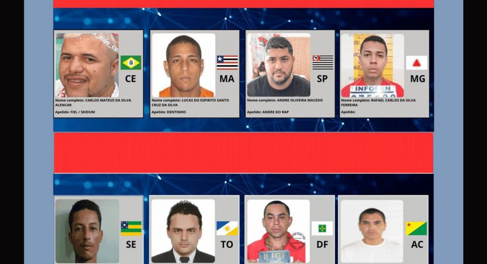 Ministério da Justiça lança site com foragidos mais procurados do país