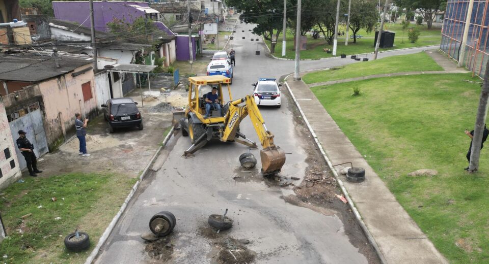 Operação Barricada Zero removeu 6,5 toneladas de bloqueios no Rio