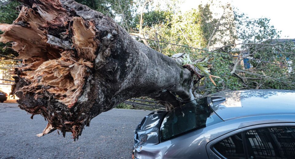 São Paulo enfrenta ventos de quase 100 km/h nesta quarta-feira