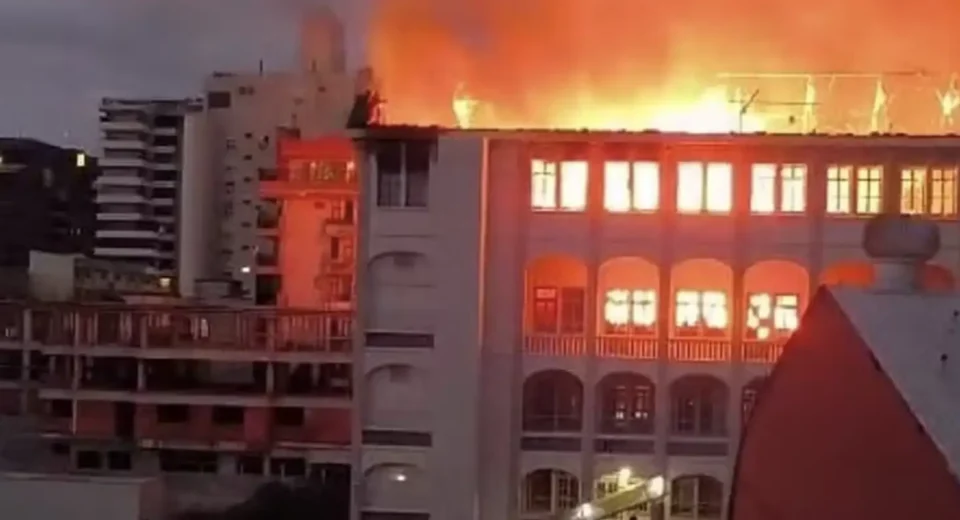 Colégio Marista, em Santa Maria (RS), é atingido por incêndio