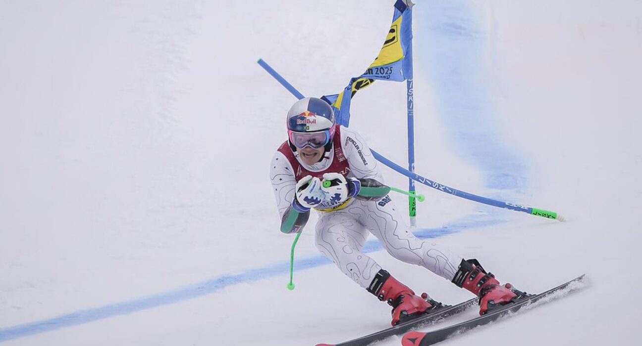 Lucas Pinheiro é prata em Copa do Mundo de Esqui Alpino, na Suíça