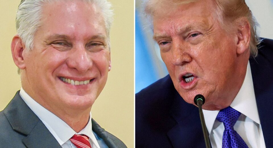 Trump faz ameaças a Cuba e presidente Miguel Diaz-Canel reage