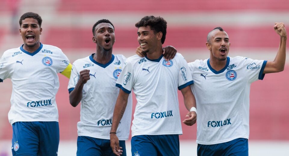 Bahia goleia Inter de Limeira na estreia da Copa SP de futebol júnior