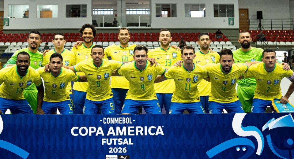 Brasil enfrenta Peru para avançar à final da Copa América de futsal