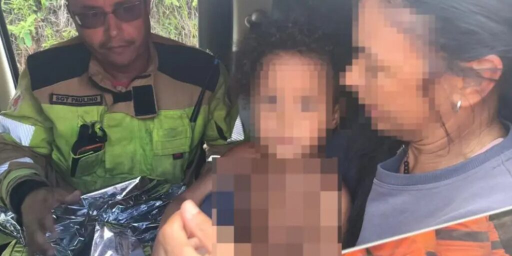  Menina de 4 anos que desapareceu em região de mata é encontrada em MG