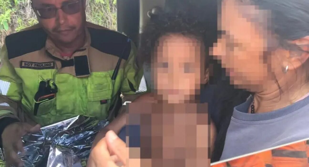  Menina de 4 anos que desapareceu em região de mata é encontrada em MG
