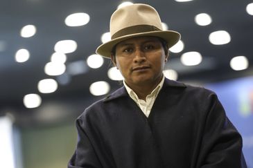 Brasília (DF), 26/01/2026 - Eduardo Peralta, do Equador, durante o Fórum de Juventudes para a Transformação dos Sistemas Agroalimentares da América Latina e Caribe. Foto: Marcelo Camargo/Agência Brasil