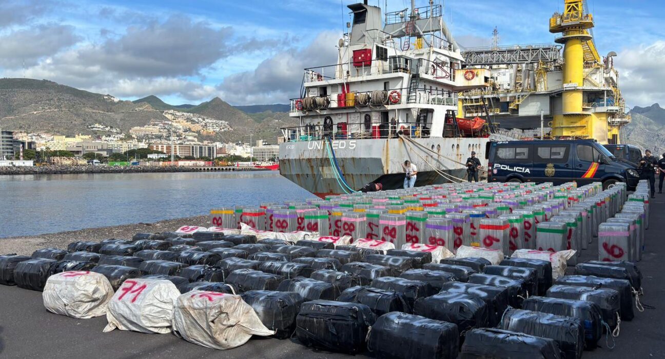 Espanha apreende cocaína a bordo de navio que fez escala no Brasil