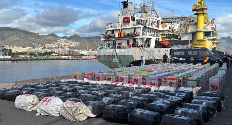 Espanha apreende cocaína a bordo de navio que fez escala no Brasil