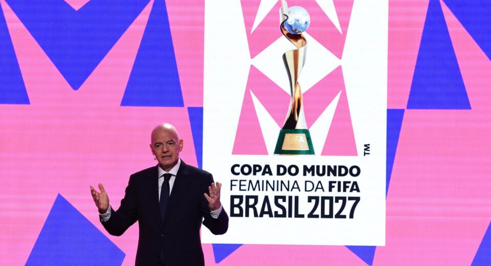 Fifa lança marca da Copa Feminina 2027 em evento no Rio de Janeiro