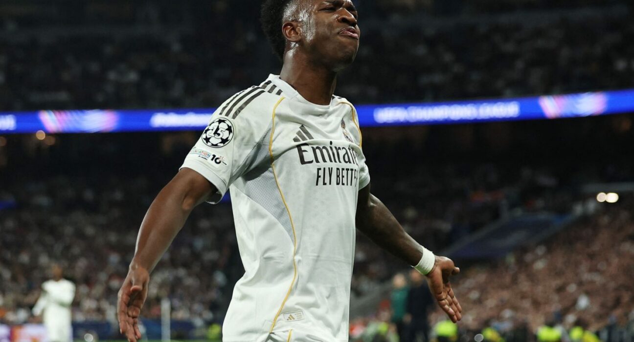 Vini Jr brilha e ajuda Real a despachar Benfica na Liga dos Campeões