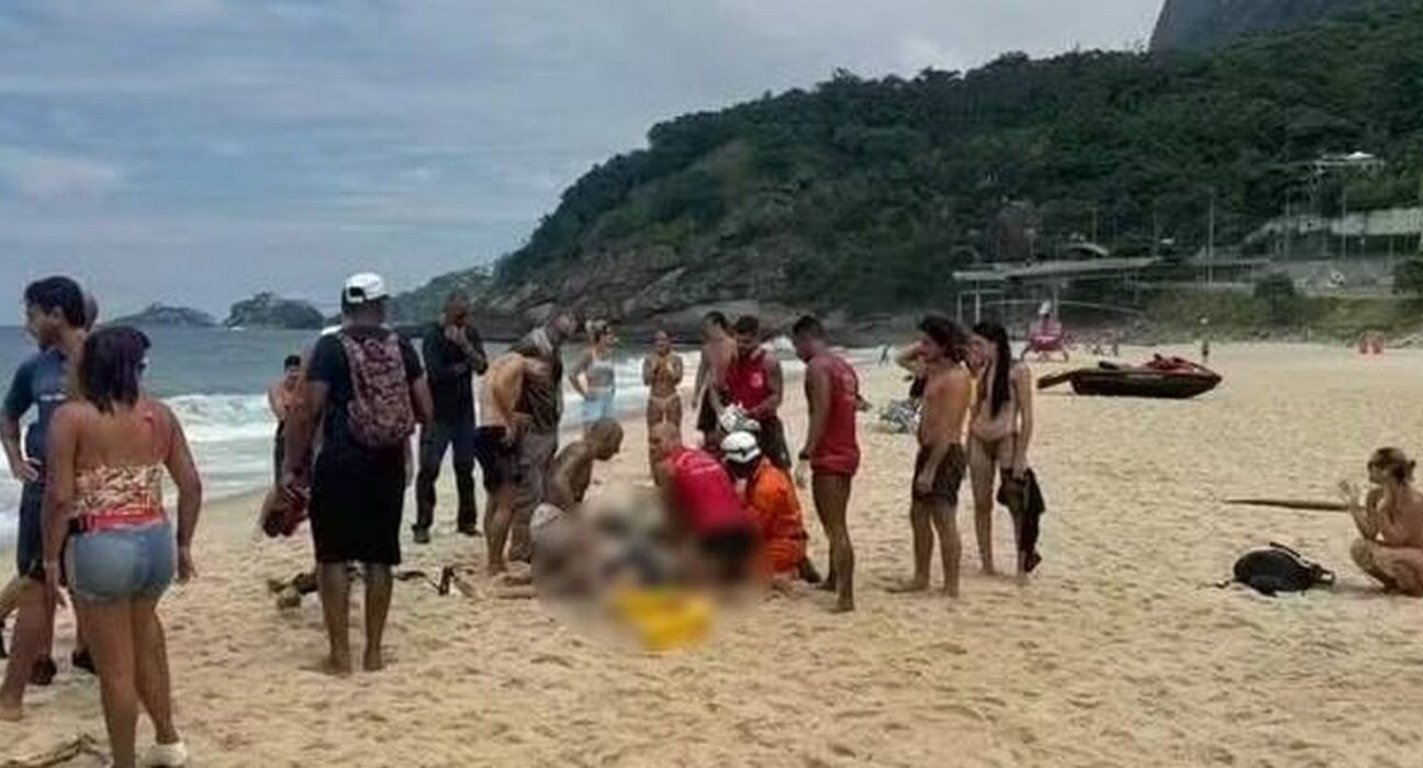 Queda de asa delta mata homem e fere mulher no Rio
