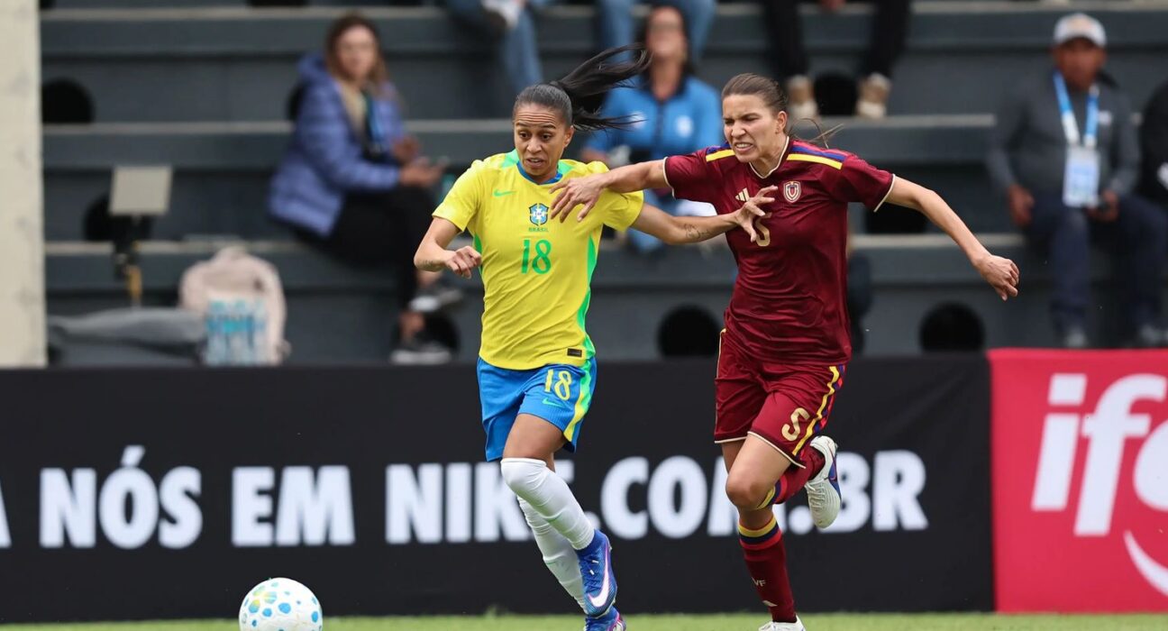 Seleção feminina perde de 2 a 1 para Venezuela em amistoso