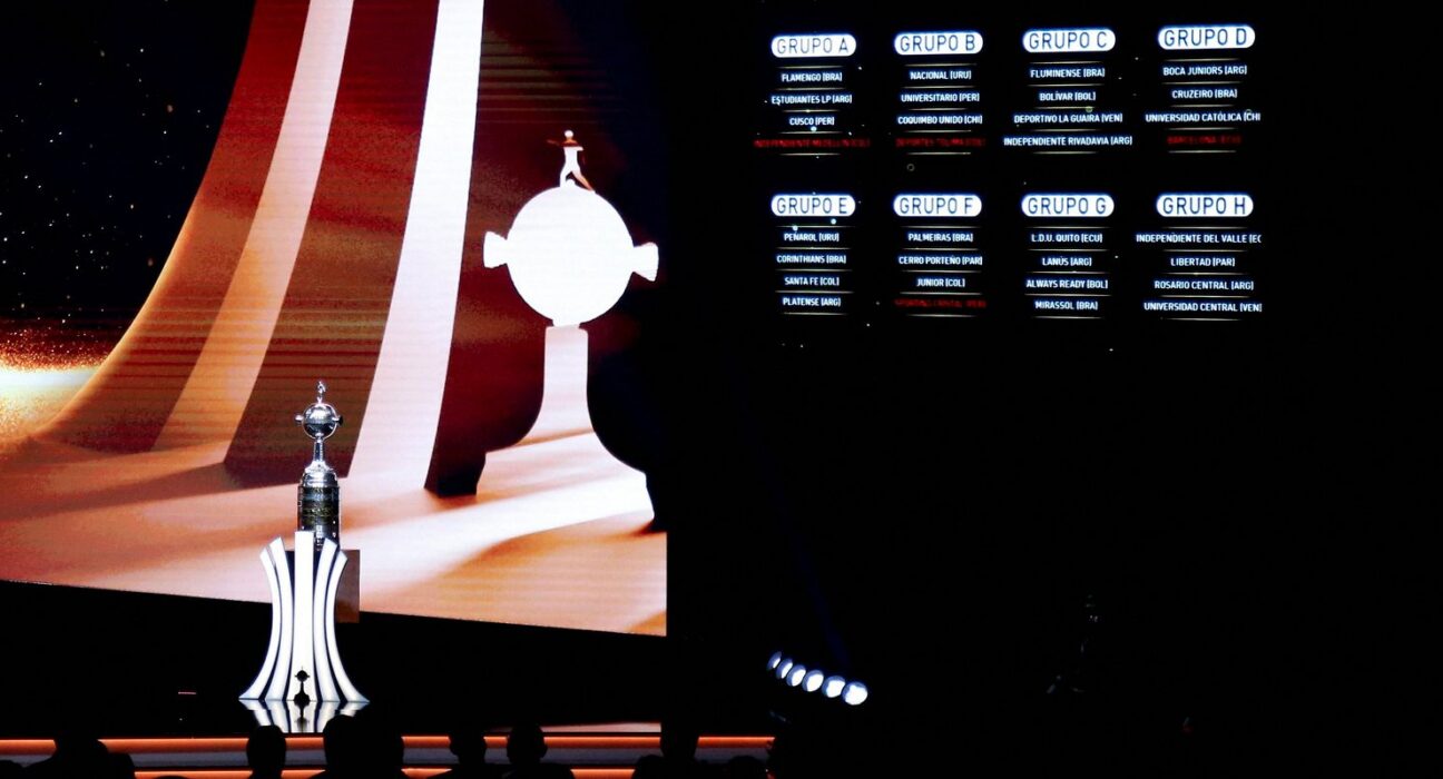 Conmebol sorteia grupos da Copa Libertadores 2026