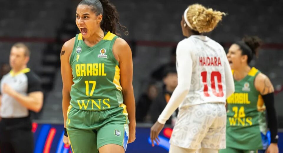 Brasil vence e ganha sobrevida no Pré-Mundial de basquete feminino