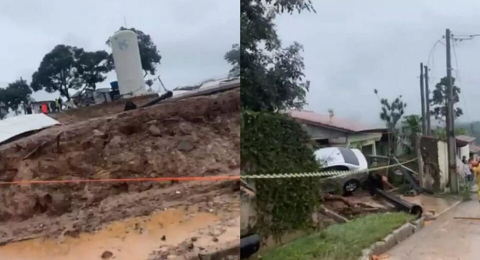 Rompimento de reservatório da Sabesp provoca uma morte em Mairiporã