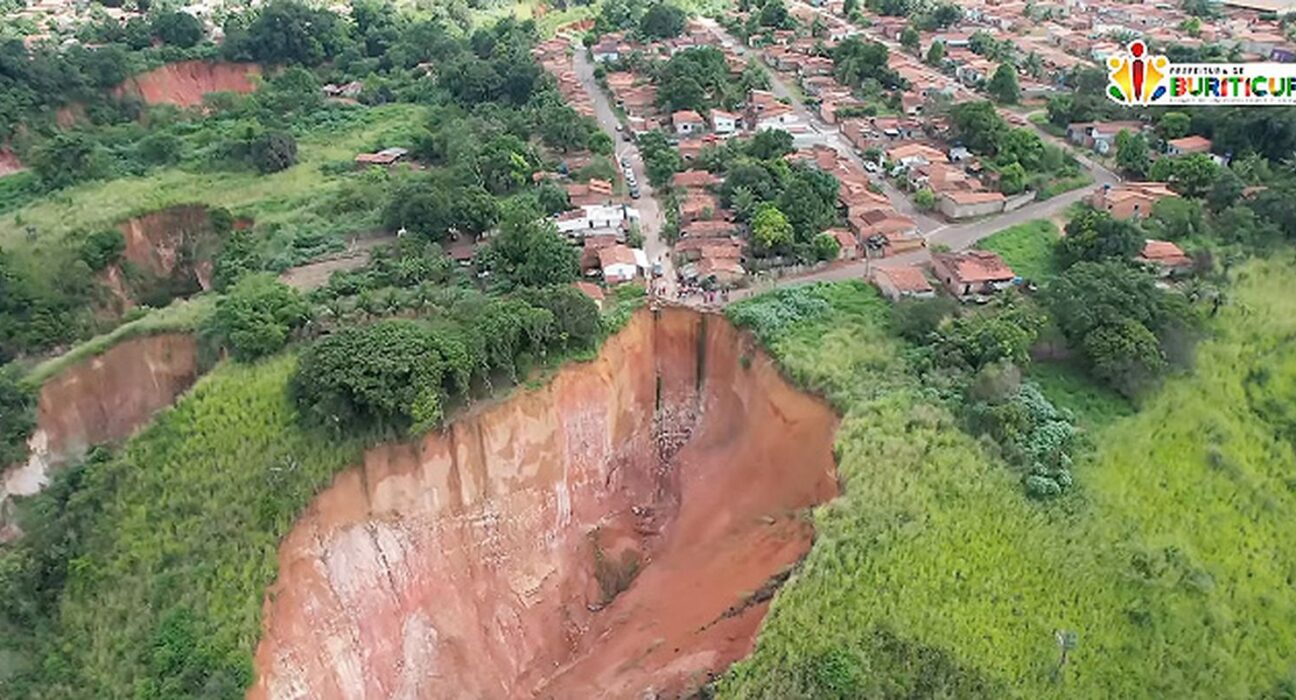 Voçorocas ameaçam Buriticupu e especialista alerta para risco urbano