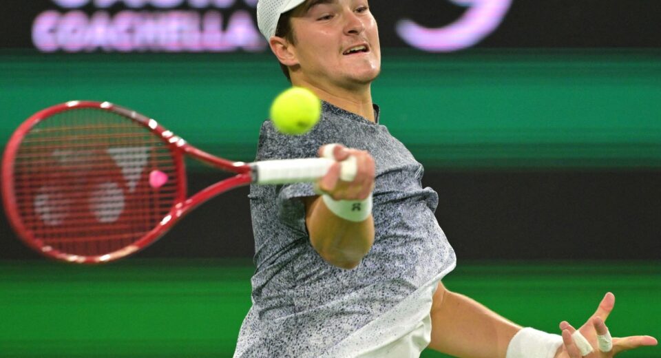 João Fonseca deixa Indian Wells mais confiante, após embate com Sinner