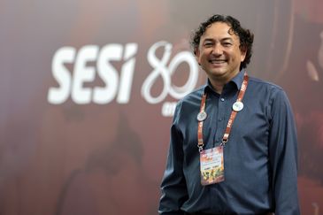 São Paulo (SP), 05/03/2026 - Presidente do Conselho Nacional do SESI, Fausto Augusto Jr., na abertura do Festival SESI de Educação e Campeonato Nacional de Robótica, no prédio da Bienal de São Paulo. Foto: Paulo Pinto/Agencia Brasil