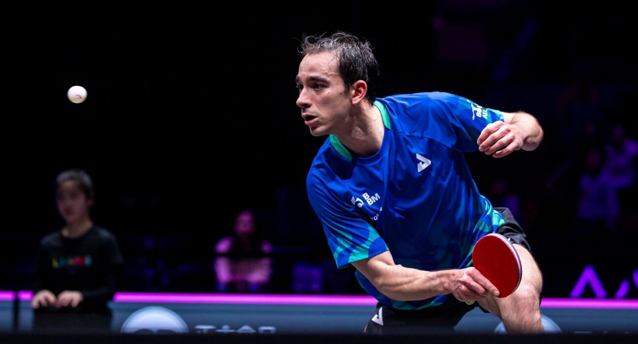 Hugo Calderano avança para quartas da Copa do Mundo de tênis de mesa