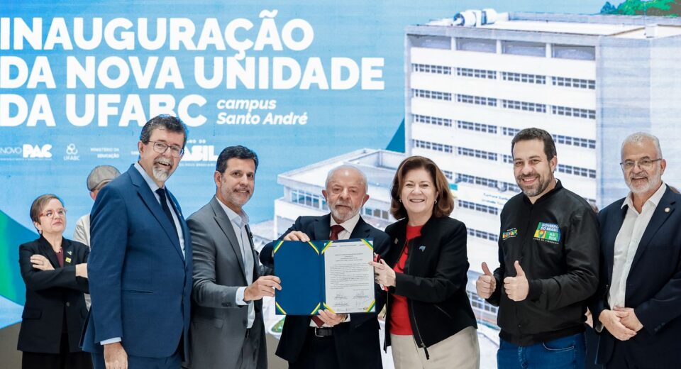 Lula inaugura nova unidade da UFABC em Santo André