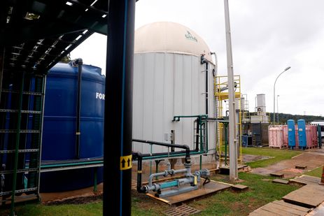 Foz do Iguaçu (PR), 17/07/2025 - Unidade de produção de hidrocarbonetos renováveis, no Itaipu Parquetec da Itaipu Binacional. Foto: Tânia Rêgo/Agência Brasil