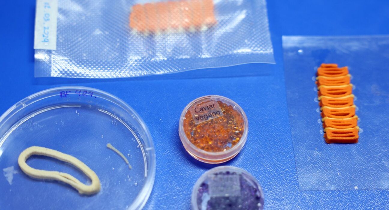 Embrapa produz em laboratório salmão, caviar e anéis de lula veganos