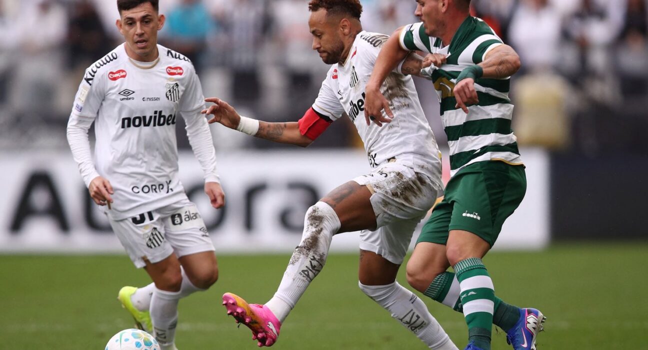 Coritiba ofusca festa para Neymar e derrota Santos pelo Brasileirão