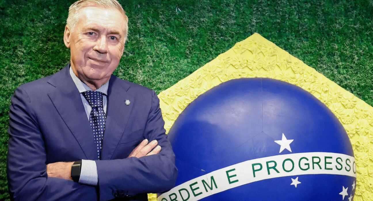 CBF anuncia ampliação de contrato com técnico Carlo Ancelotti