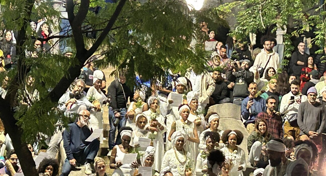 Lavagem da Escadaria do Bixiga reafirma presença negra no centro de SP