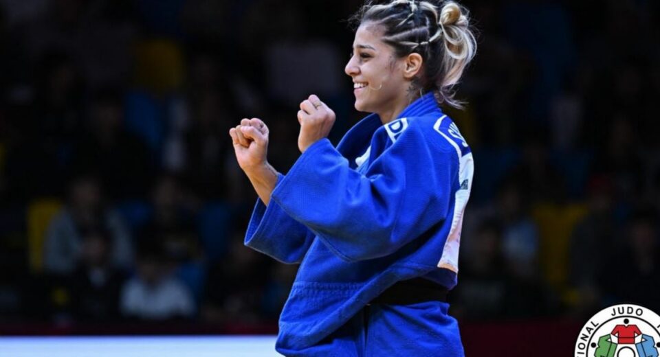 Sarah Souza é bronze em 1º dia do Grand Slam de judô no Cazaquistão