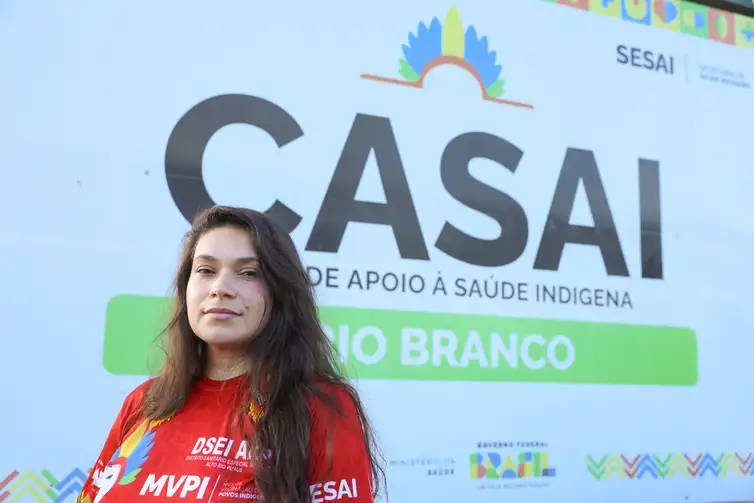 Rio Branco (AC), 07/05/2026 – A enfermeira Kislane Dias na Casa de Saúde Indígena (Casai), em Rio Branco (AC). Foto: Tomaz Silva/Agência Brasil