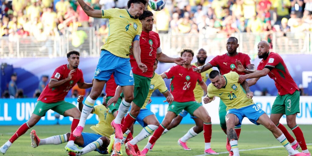 Brasil sofre com Marrocos e estreia na Copa do Mundo com empate