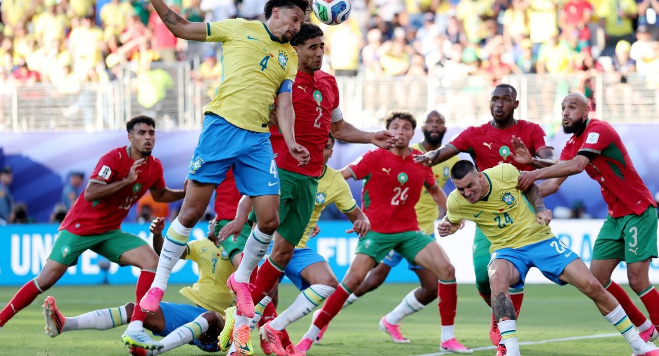 Brasil sofre com Marrocos e estreia na Copa do Mundo com empate