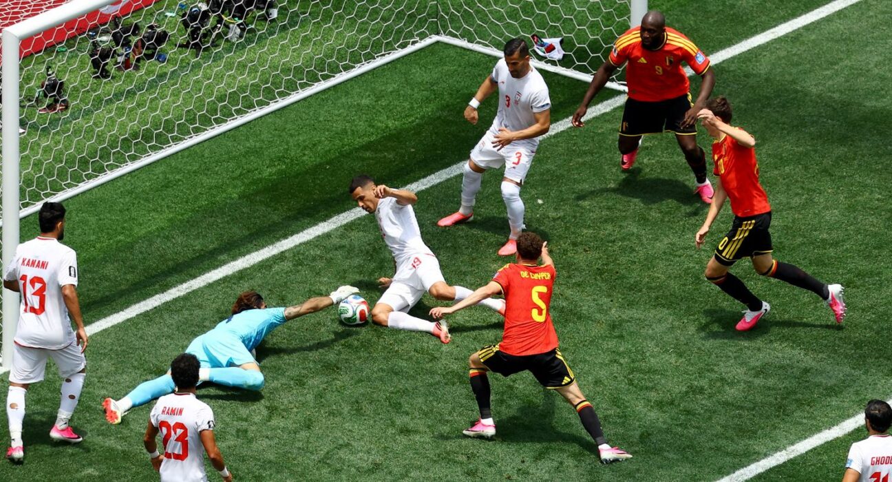 Defesa do Irã brilha e segura 0 a 0 contra a Bélgica em Los Angeles