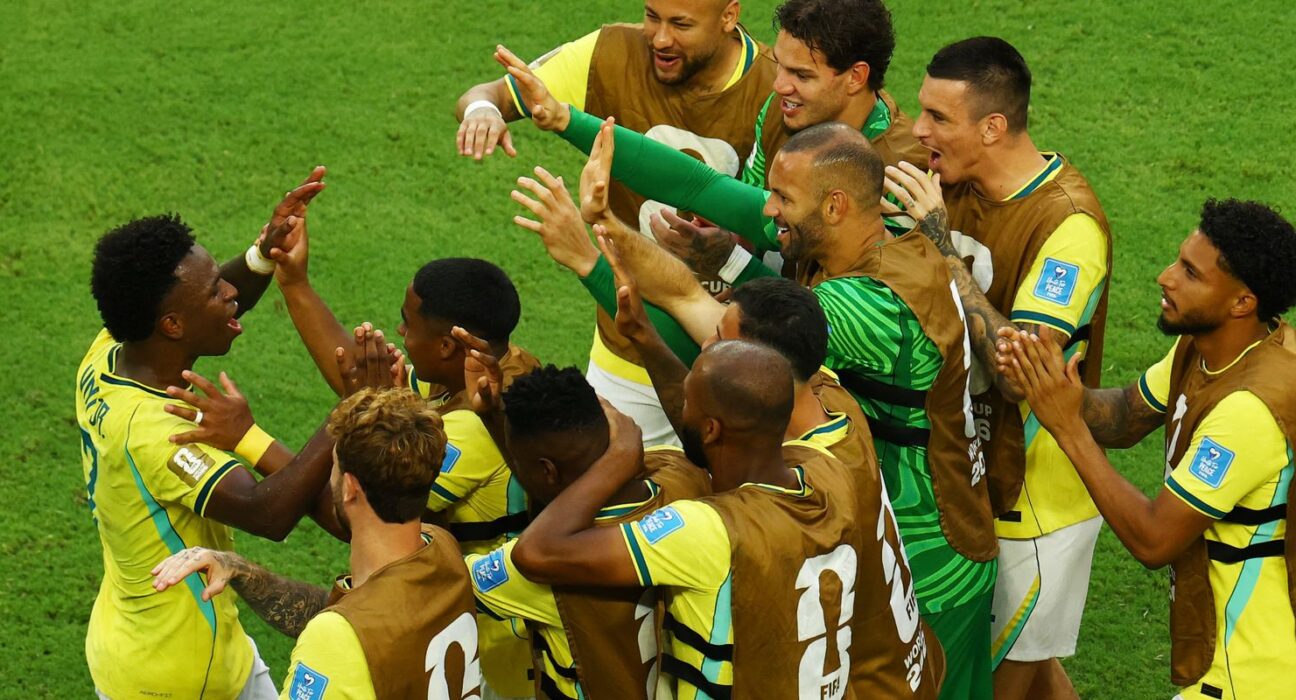 Vini Jr. brilha e Brasil se classifica em 1º com 3x0 sobre a Escócia
