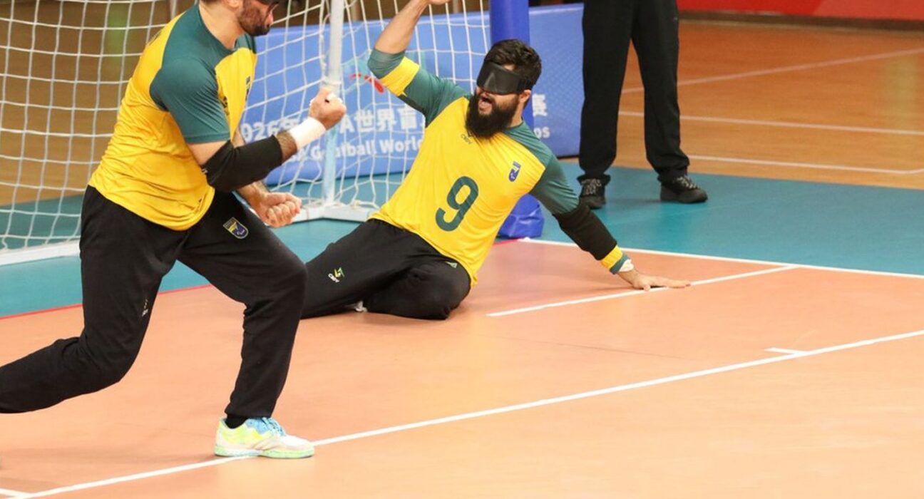 Seleção brasileira masculina vai à semifinal do Mundial de goalball
