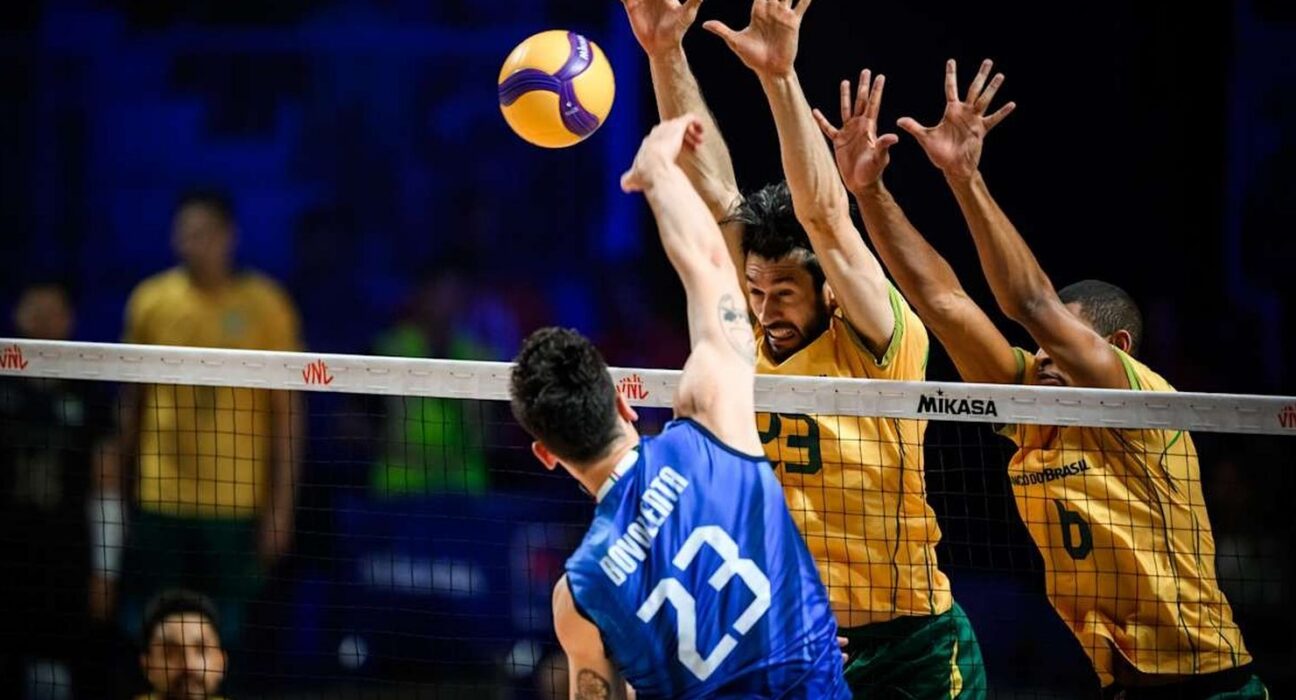 Vôlei: Brasil é superado pela Itália, o 2º revés na Liga das Nações